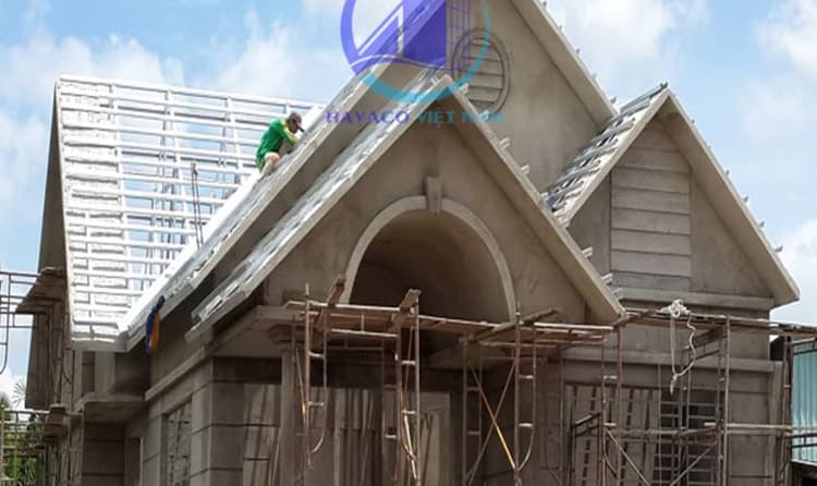 Chiều cao nhà theo thước lỗ ban và độ cao nền tương ứng