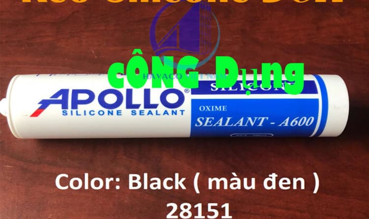 Bạn có biết keo silicon màu đen?