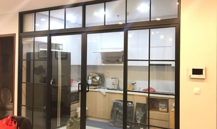 Cửa nhôm xingfa kính mờ