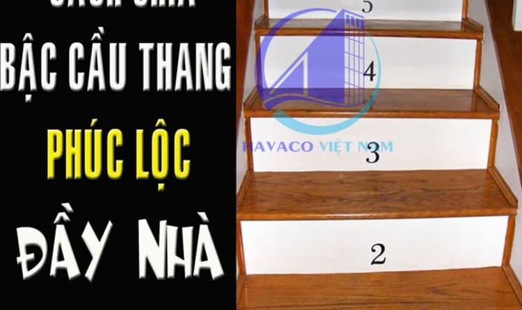 Công thức chia bậc cầu thang