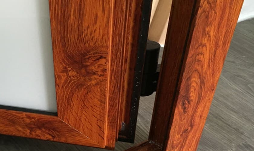 Thanh nhôm giả gỗ