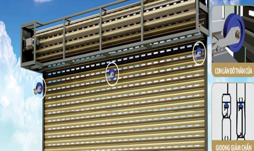 Kích thước hộp kỹ thuật cửa cuốn nên để là bao nhiêu