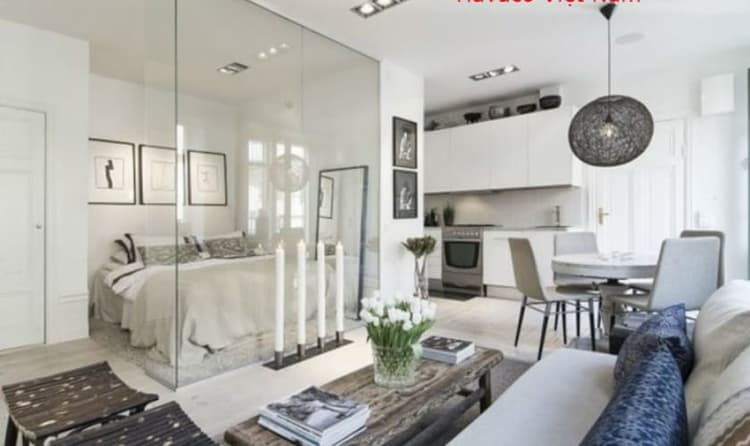 Vách ngăn phòng ngủ bằng nhôm kính cường lực: lưu ý trong công trình nhà ở thực tế