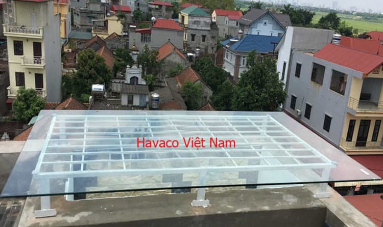 Cách làm giếng trời kính cường lực thông minh trong công trình nhà ở thực tế