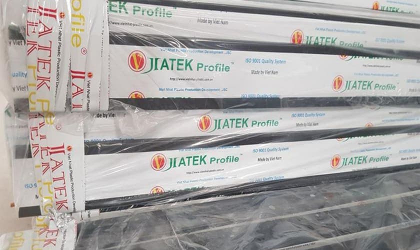Thanh nhựa uPVC trong công trình nhà ở thực tế
