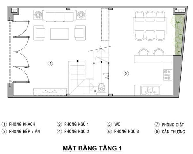 Bạn có biết tầng trệt là gì không? Tác dụng của cửa kính tầng trệt.