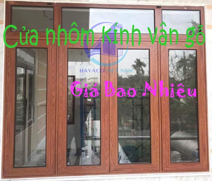 Cửa nhôm kính vân gỗ giá bao nhiêu