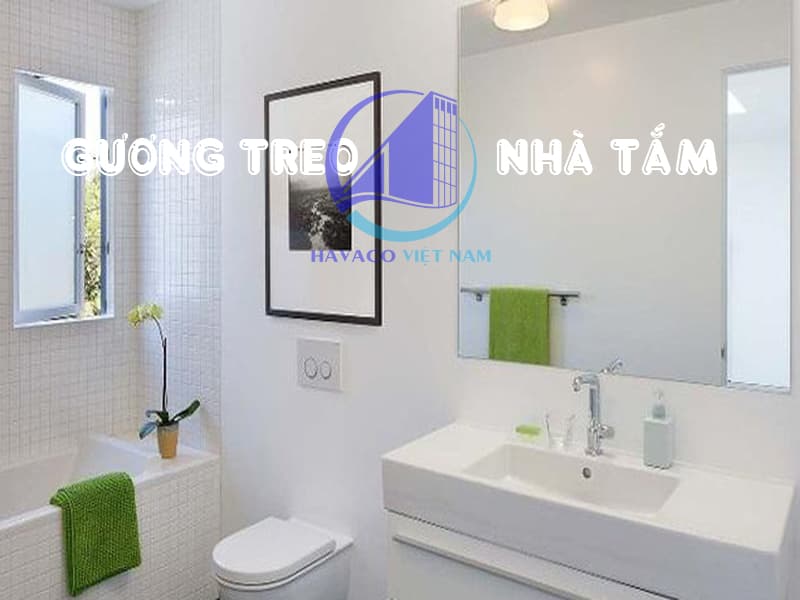 Cách treo gương trong phòng tắm