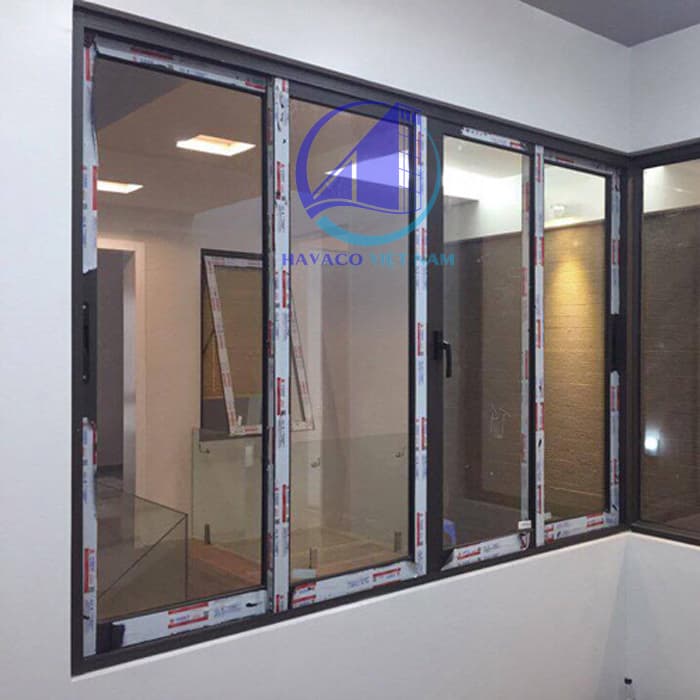 Cửa sổ kính cường lực khung nhôm đẹp