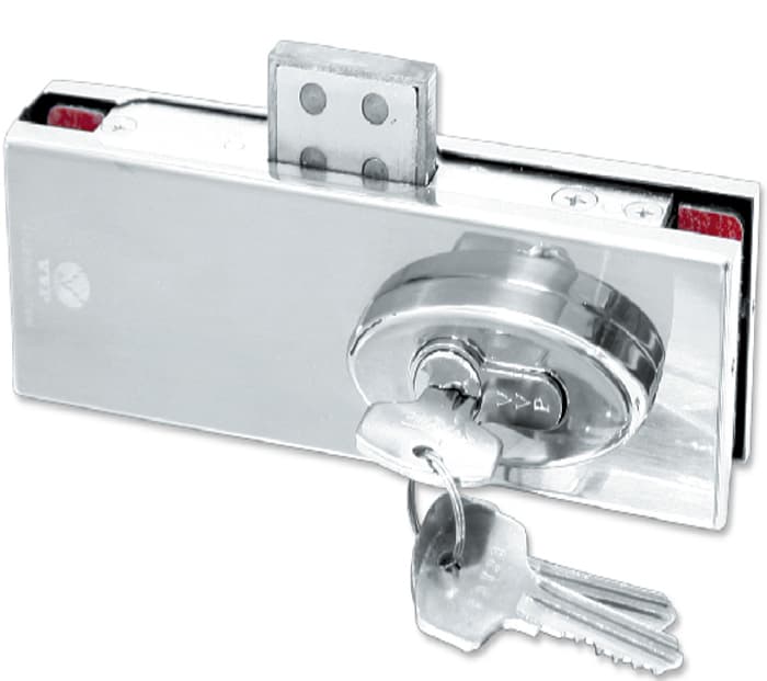 Giá khóa cửa kính cường lực