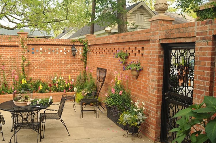 Các mẫu hàng rào xây gạch đẹp