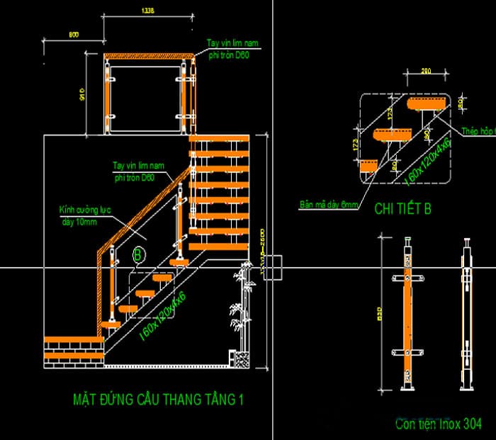 Bạn đã biết cách đo kính cầu thang không cần dưỡng chưa.