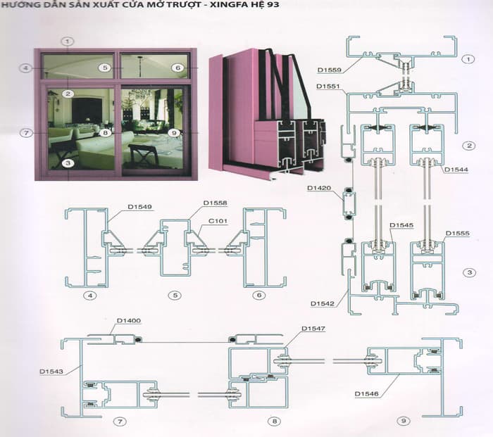 Cách xác định kích thước khuôn cửa nhôm xingfa phù hợp cho ngôi nhà bạn