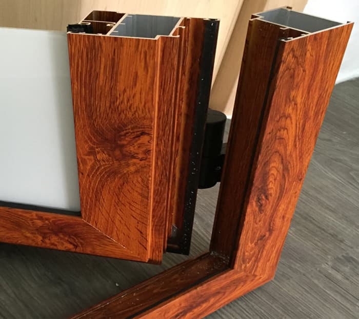 Thanh nhôm giả gỗ