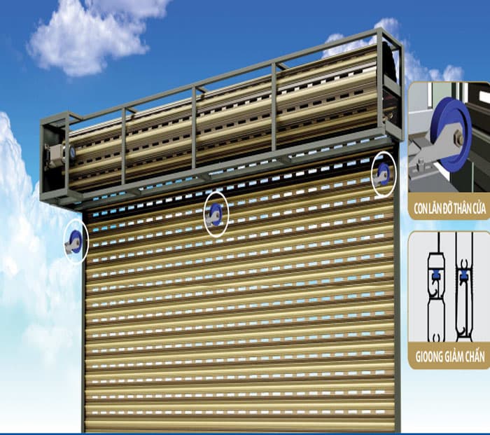 Kích thước hộp kỹ thuật cửa cuốn nên để là bao nhiêu