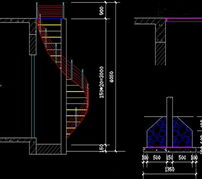 Tại sao cần bản vẽ kết cấu cầu thang xoắn khi lắp đặt