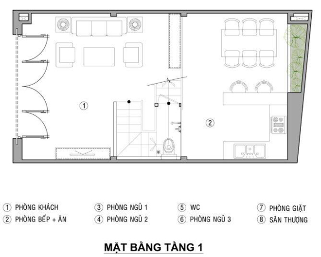 Tầng trệt là gì? Cách chọn cửa kính cho tầng trệt