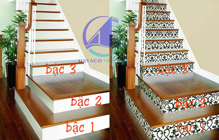 Bậc cầu thang tính từ đâu khi làm cầu thang kính?