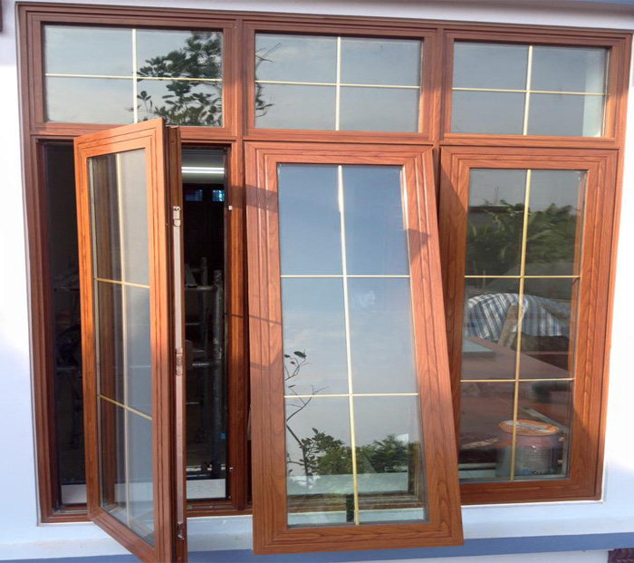Giá cửa nhôm giả gỗ cao cấp