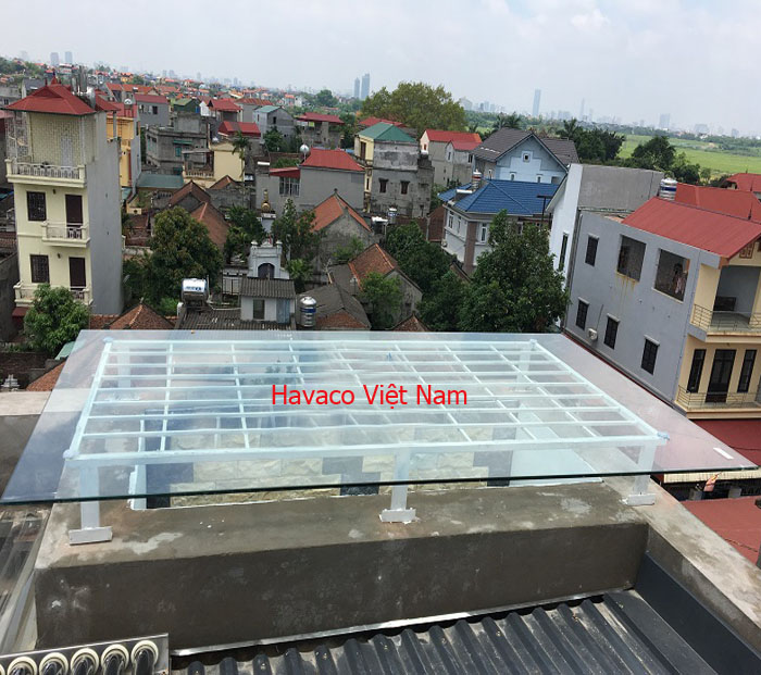 Cách làm giếng trời kính cường lực thông minh