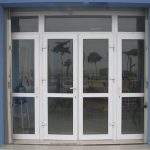 Báo giá cửa nhựa lõi thép màu trắng