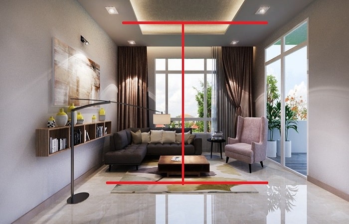 Chi tiết vật liệu và cấu tạo liên quan Trần nhà cao bao nhiêu là hợp lý