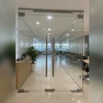 Ảnh tổng thể công trình sau khi hoàn thiện Cửa kính tự động tại Nam Từ Liêm, Hà Nội
