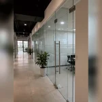 Không gian bên trong sau khi hoàn thiện hạng mục Cửa kính tự động tại Nam Từ Liêm, Hà Nội