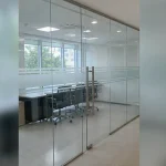 Chi tiết hoàn thiện cuối cùng của công trình Cửa kính tự động tại Nam Từ Liêm, Hà Nội