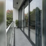 Chi tiết khung, kính và đường hoàn thiện Cửa nhôm kính tại Sóc Sơn, Hà Nội