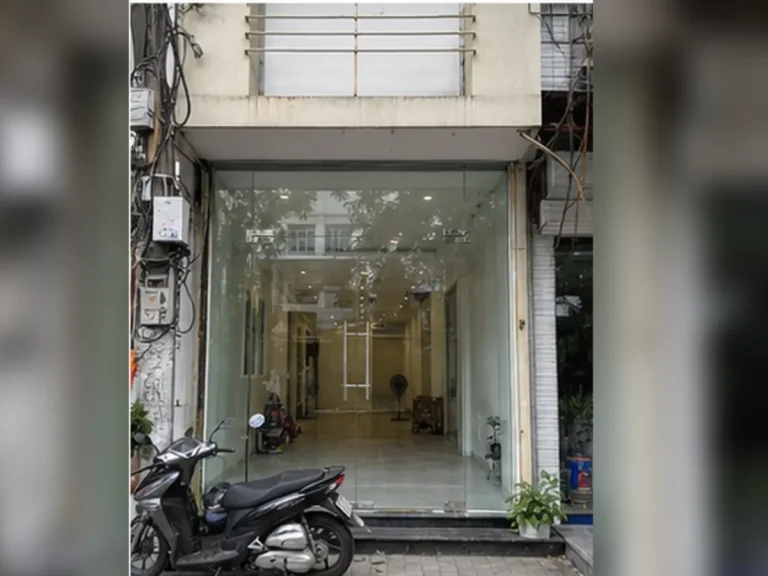 Công trình mặt dựng kính cửa hàng tại Hoàng Mai