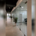 Không gian bên trong sau khi hoàn thiện hạng mục Cửa kính cường lực tại Đống Đa, Hà Nội