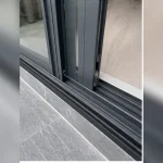Cửa sổ nhôm kính trong nhà phố tại Long Biên