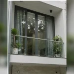 Góc nhìn mặt tiền và khu vực lắp đặt chính Cửa nhôm Xingfa tại Hà Đông, Hà Nội