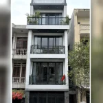 Ảnh tổng thể công trình sau khi hoàn thiện Cửa nhôm Xingfa tại Long Biên, Hà Nội