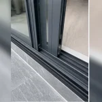 Góc nhìn ngang thể hiện độ thẳng và cân đối Cửa nhôm Xingfa tại Long Biên, Hà Nội