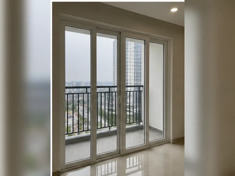 Công trình cửa nhựa lõi thép căn hộ tại Hà Đông
