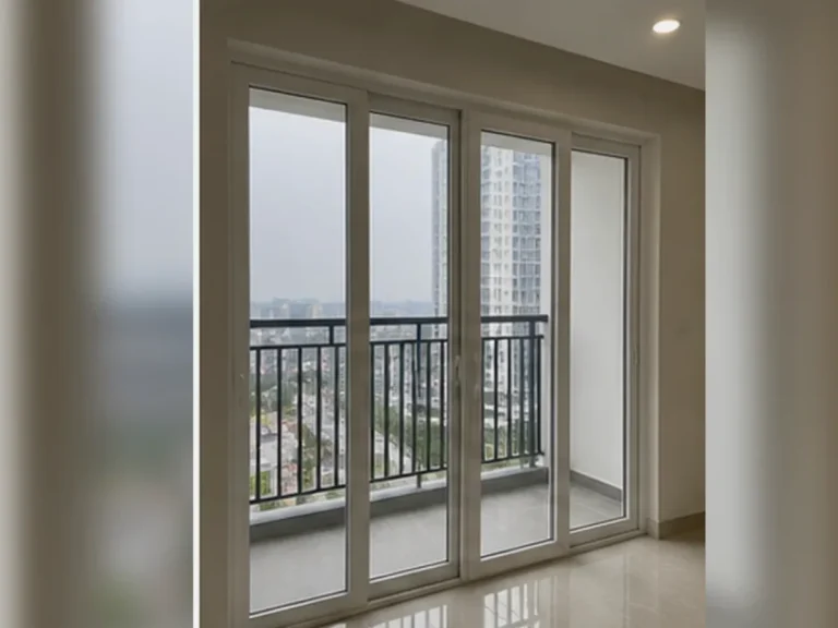 Công trình cửa nhựa lõi thép căn hộ tại Mỹ Đình
