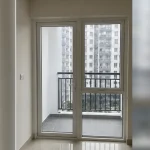 Chi tiết khung, kính và đường hoàn thiện Cửa nhựa lõi thép tại Mỹ Đình, Hà Nội