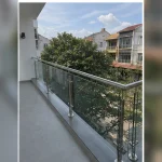 Tầm nhìn thoáng qua hệ lan can kính cường lực