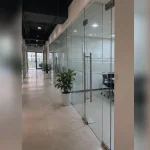 Không gian bên trong sau khi hoàn thiện hạng mục Vách kính cường lực tại Nam Từ Liêm, Hà Nội