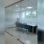 Chi tiết hoàn thiện cuối cùng của công trình Vách kính cường lực tại Nam Từ Liêm, Hà Nội